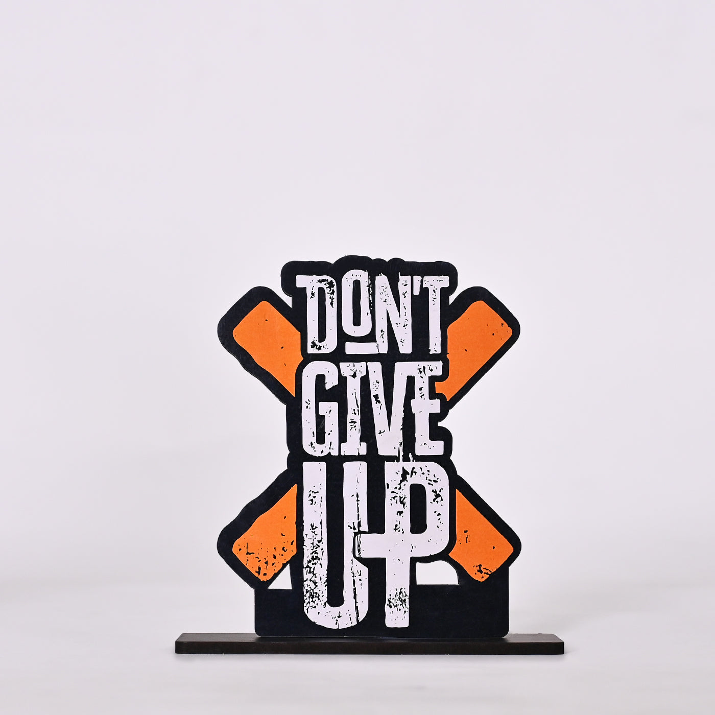 Don’t Give Up Table Decoration | Wooden | Office Decor | Study Table