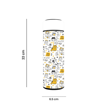 Water Bottle with LED Temperature Display for Men & Women & Kids