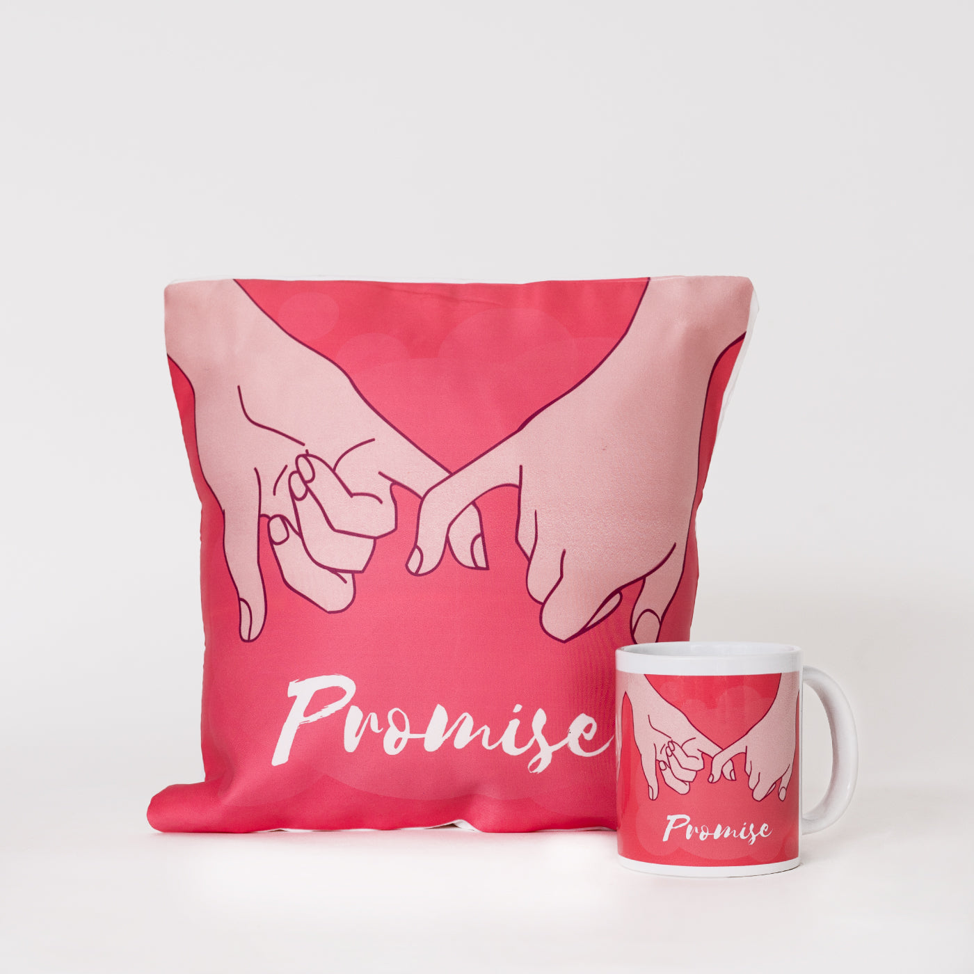 Set of 2 Printed Cushion And Mug Special Unique Birthday, Wedding, Anniversary Gifts