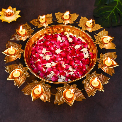 Kamal  Urli for Home ,Office ,Festive Decor -Set of 3
