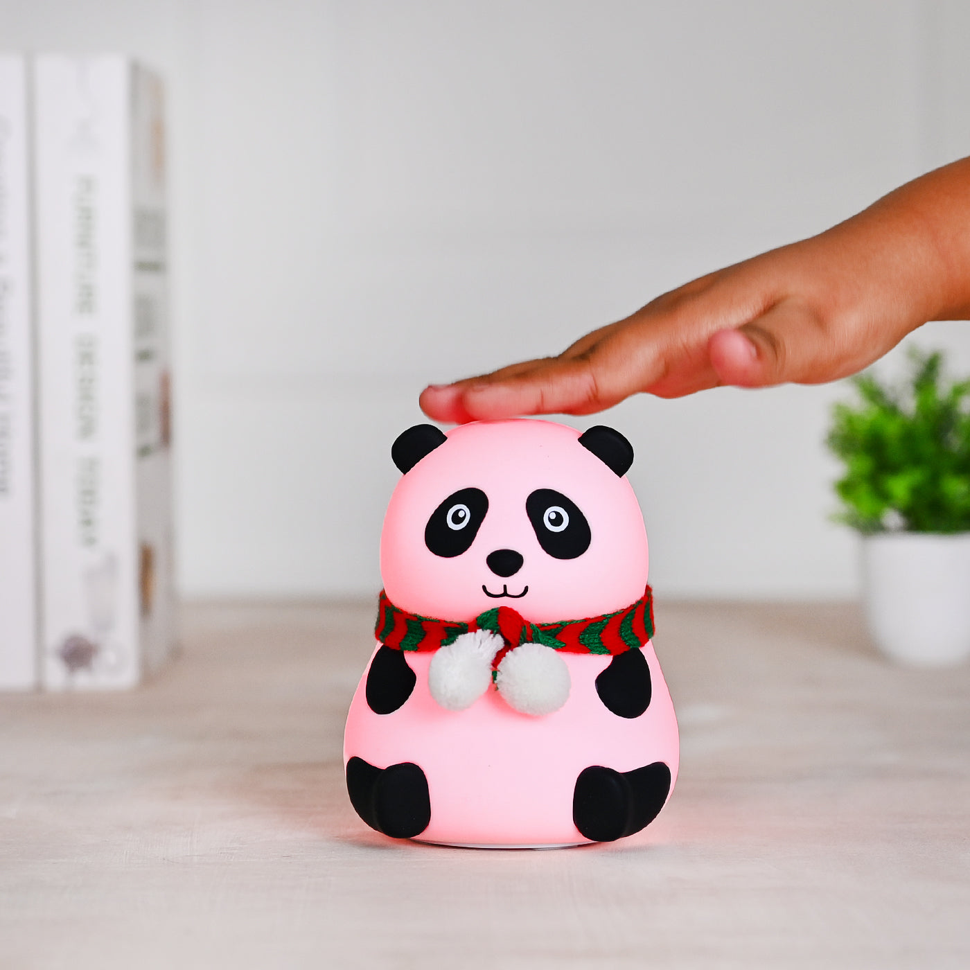 Silicone Panda Night Lamp for children | Bedroom | Christmas Gift | Tap Lamp | Multiple Colors