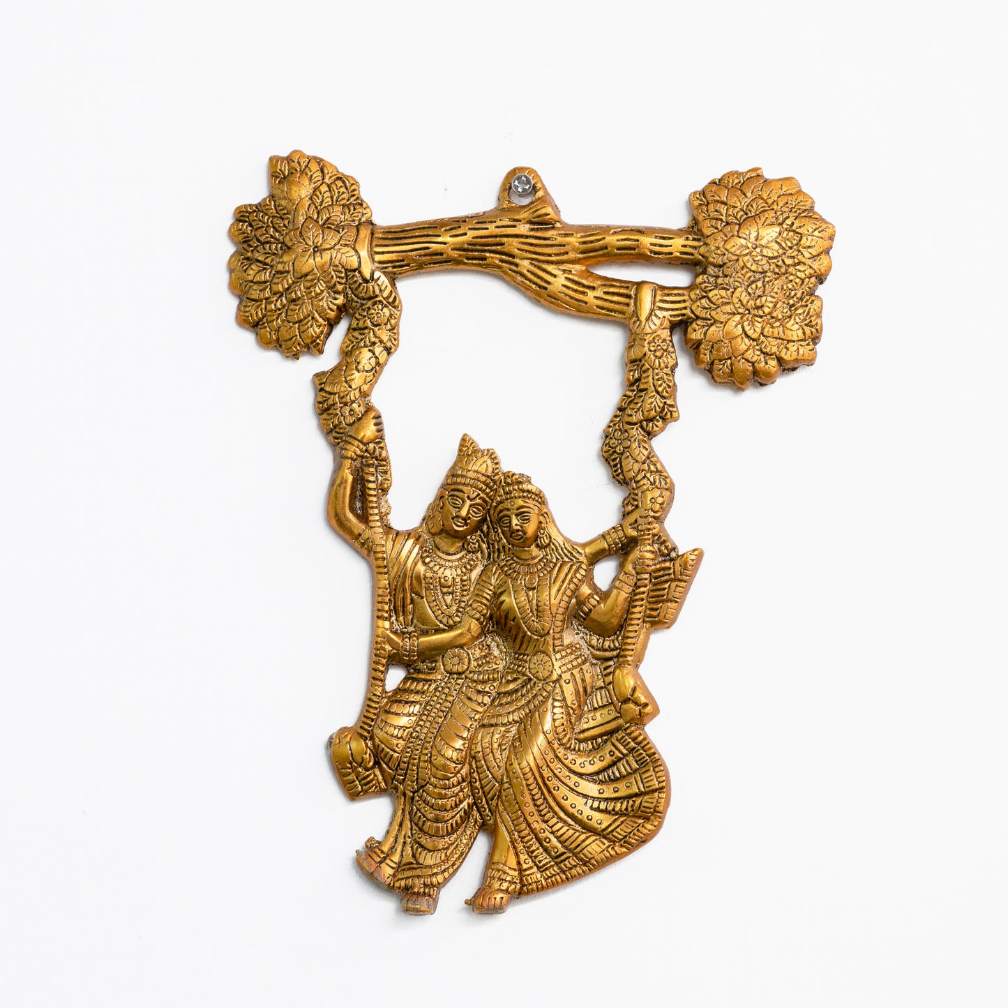 Metal Wall Hanging Radha Krishna Jhula Swings