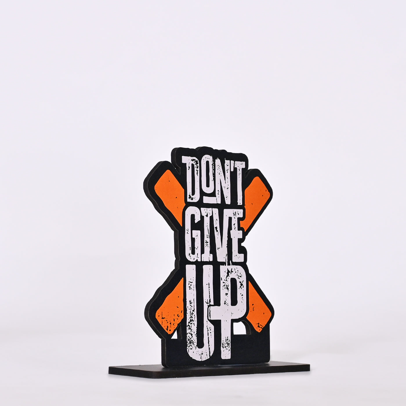 Don’t Give Up Table Decoration | Wooden | Office Decor | Study Table