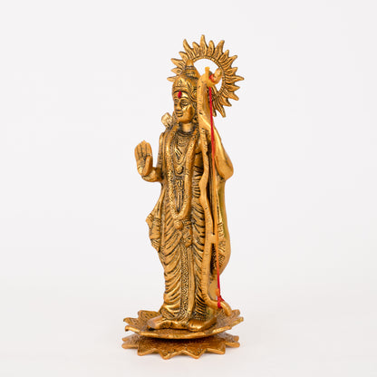 Metal Shree Ram Idol Statue Decorative Murti For Home Temple