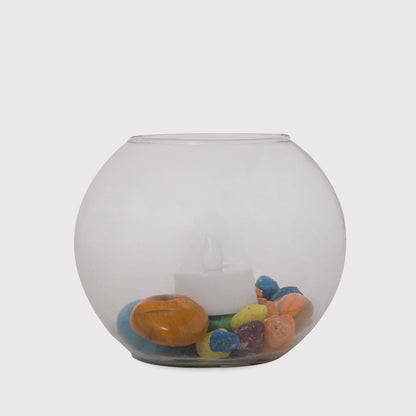 Clear Votive Candle Holders, Round Glass Tealight Candle Holders