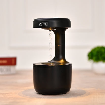 Anti-Gravitational Sleek Humidifier with Diffuser- Black