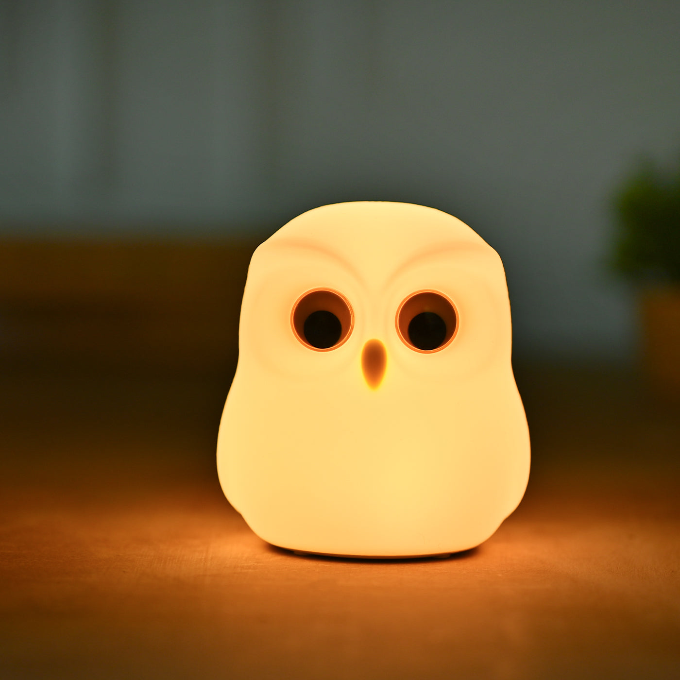 Silicone Owl Night Lamp for children | Bedroom | Christmas Gift | Tap Lamp | Multiple Colors