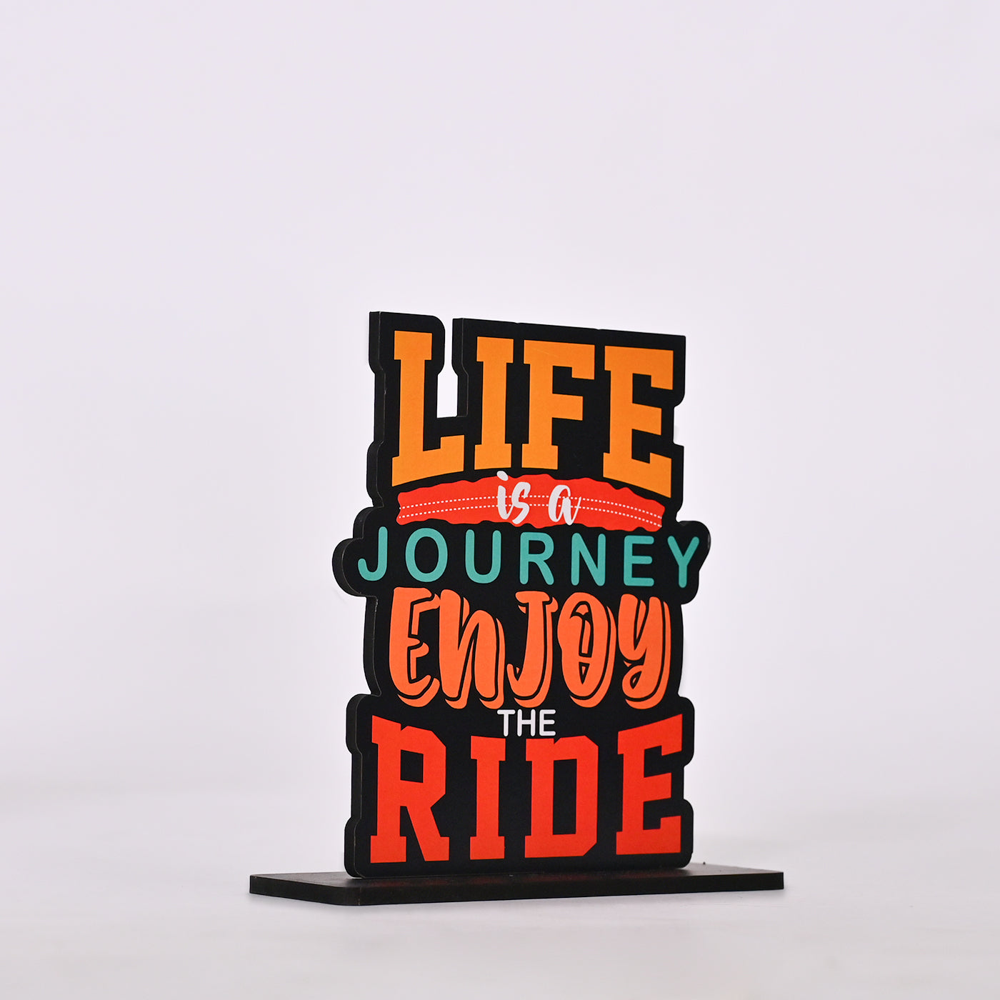 Life Is A Journey Enjoy The Ride | Travel Decor Gifts | Table Top | Gifting