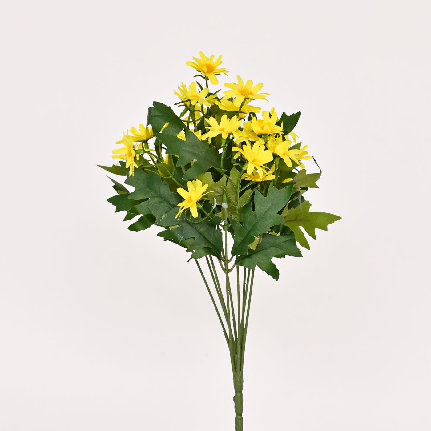  Set of 1 Artificial Flowers Bunches (Without Vase)Yellow