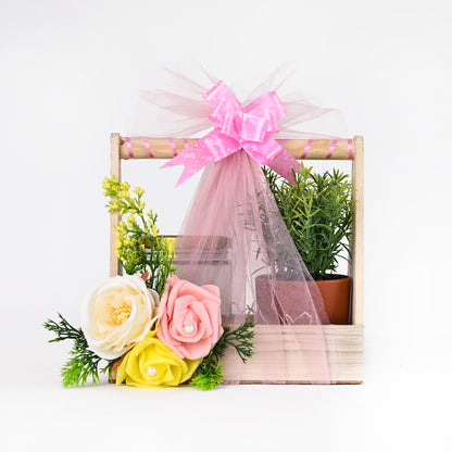 Wooden Basket for Gift Hamper Fancy Handmade Basket ideal for Wedding Gifting,Birthday Gift Thanks(GH-001)
