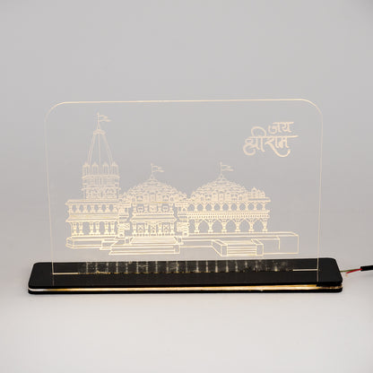 Ram Mandir Ayodhya with Led Light Home Decor & Gifts