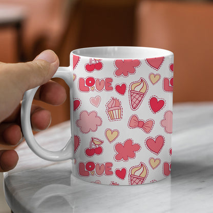 Set of 2 Printed Cushion And Mug Special Unique Birthday, Wedding, Anniversary Gifts