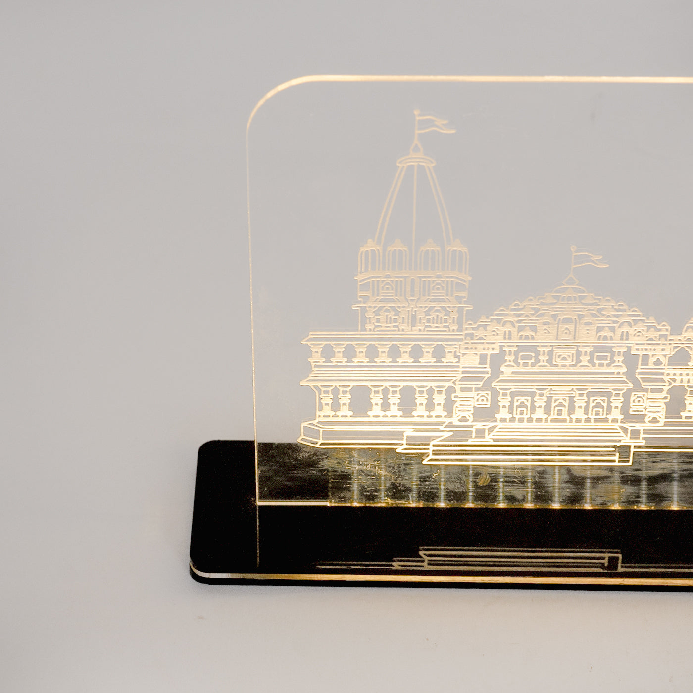 Ram Mandir Ayodhya with Led Light Home Decor & Gifts