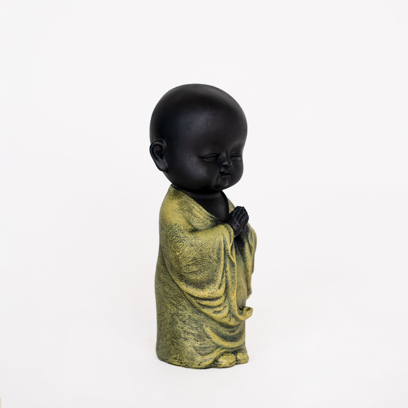 Namaste Monk Beautiful Miniature Decorative Cute Showpiece for Home, Office, Table Decor