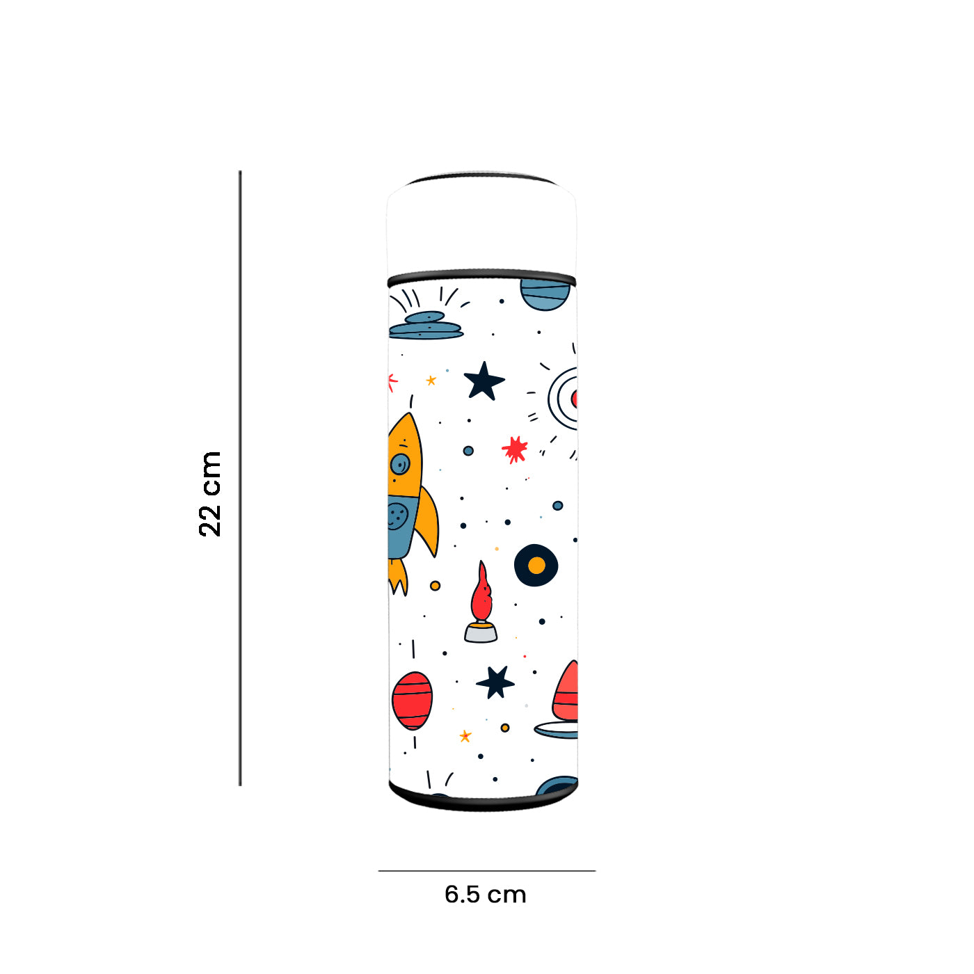 Water Bottle with LED Temperature Display for Men & Women & Kids