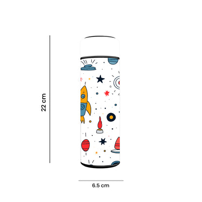 Water Bottle with LED Temperature Display for Men & Women & Kids