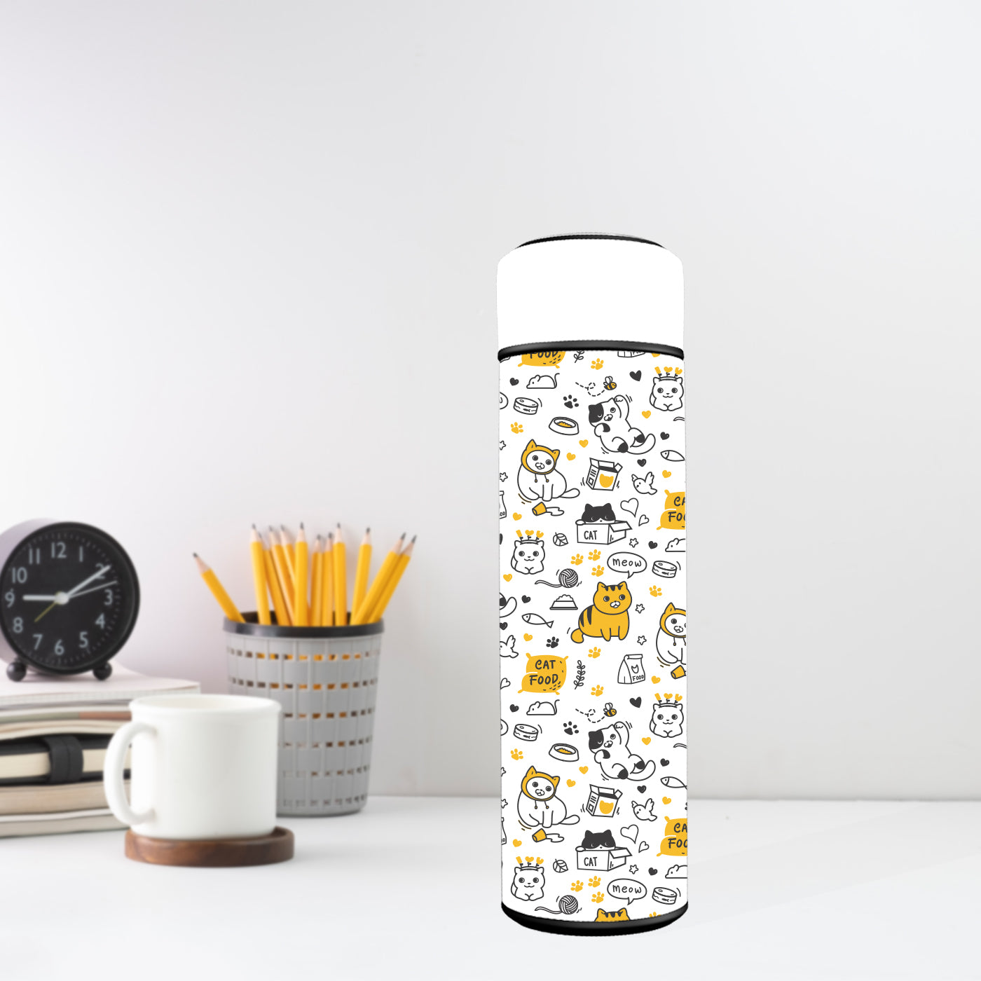 Water Bottle with LED Temperature Display for Men & Women & Kids