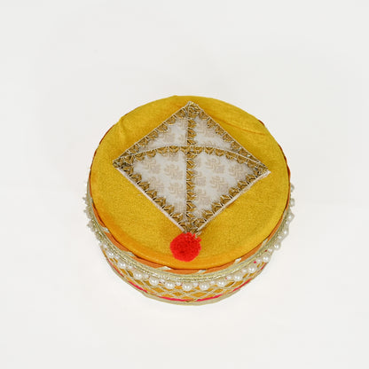 Makar Sankranti Special Sweets Box,Dry Fruit Box with Lid, Return Gifts for Pooja, Serving Bowls