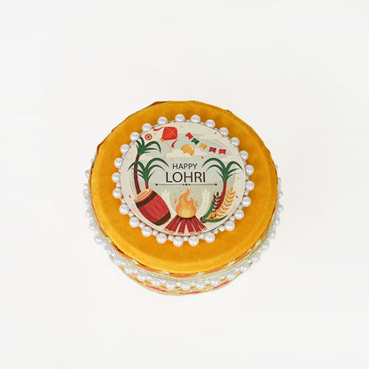 Lohri and Sankranti Special Sweets Box,Dry Fruit Box with Lid, Return Gifts for Pooja, Serving Bowls