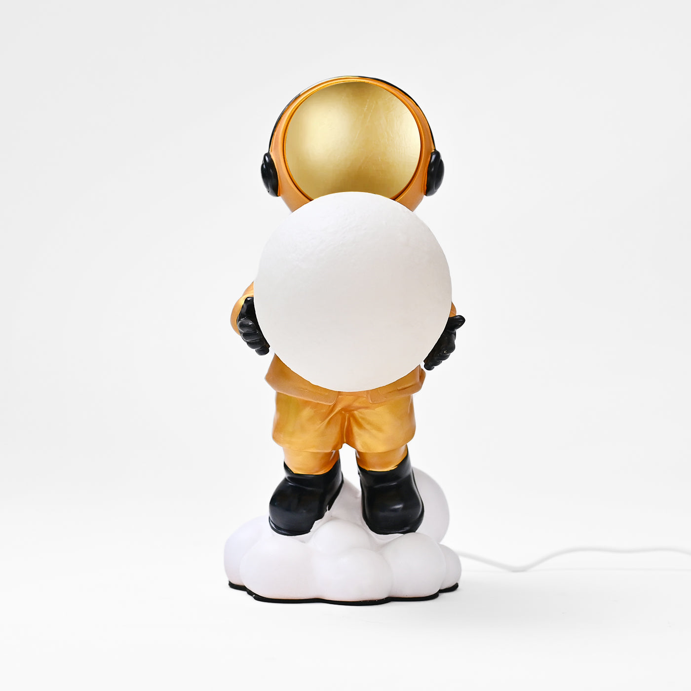 Figurine Astronaut Table Lamp | Durable | Showpiece - Gold