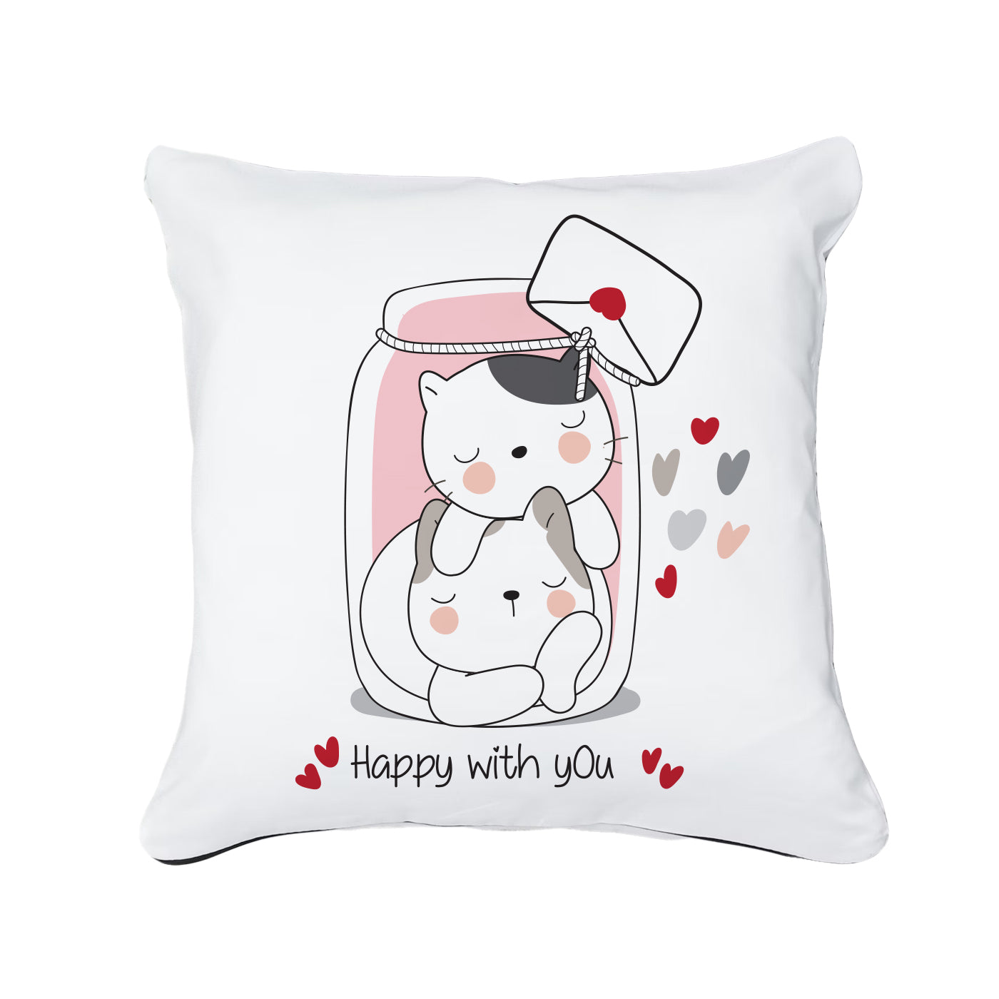 Set of 2 Printed Cushion And Mug Special Unique Birthday, Wedding, Anniversary Gifts