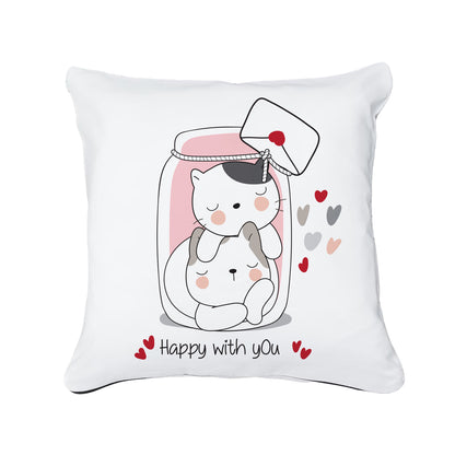 Set of 2 Printed Cushion And Mug Special Unique Birthday, Wedding, Anniversary Gifts