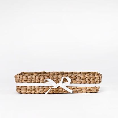 Cane Basket with 2 Jar and An Artificial Flower Pot- For Wedding Gifting, Birthday and Thanksgiving (GH-005)