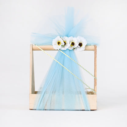 Wooden Basket for Gift Hamper Fancy Handmade Basket ideal for Wedding Gifting,Birthday Gift Thanks