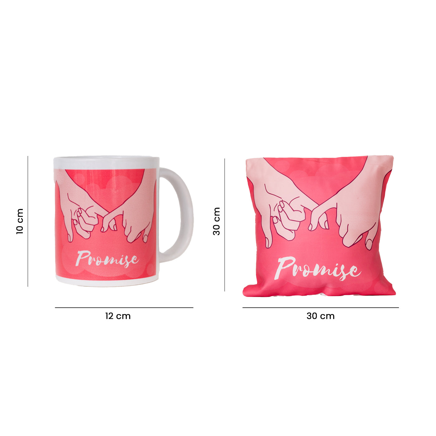 Set of 2 Printed Cushion And Mug Special Unique Birthday, Wedding, Anniversary Gifts