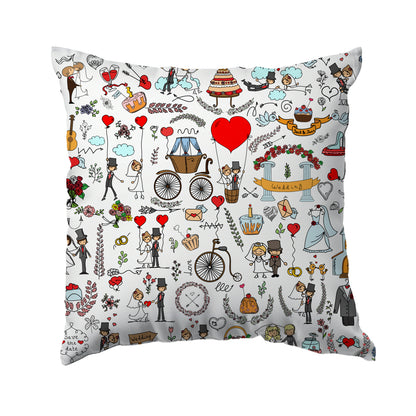 Set of 2 Printed Cushion And Mug Special Unique Birthday, Wedding, Anniversary Gifts