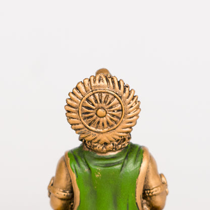 Car dashboard- Gold Resin Lord Hanuman Meditating Statue