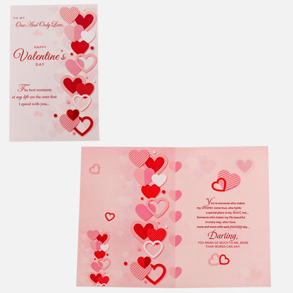 Artificial Rose Flower with Teddy Gift Box, Assorted Greeting Card, Bottle Opener Combo Gift