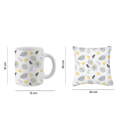 Set of 2 Printed Cushion And Mug Special Unique Birthday, Wedding, Anniversary Gifts