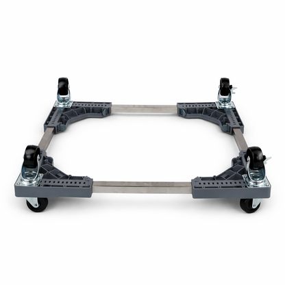 Universal Adjustable Appliance Stand – Heavy-Duty Base with 8 Lockable Wheels & 4 Legs, Load Capacity 120 kg (GRAY) (Size- 4 feet)