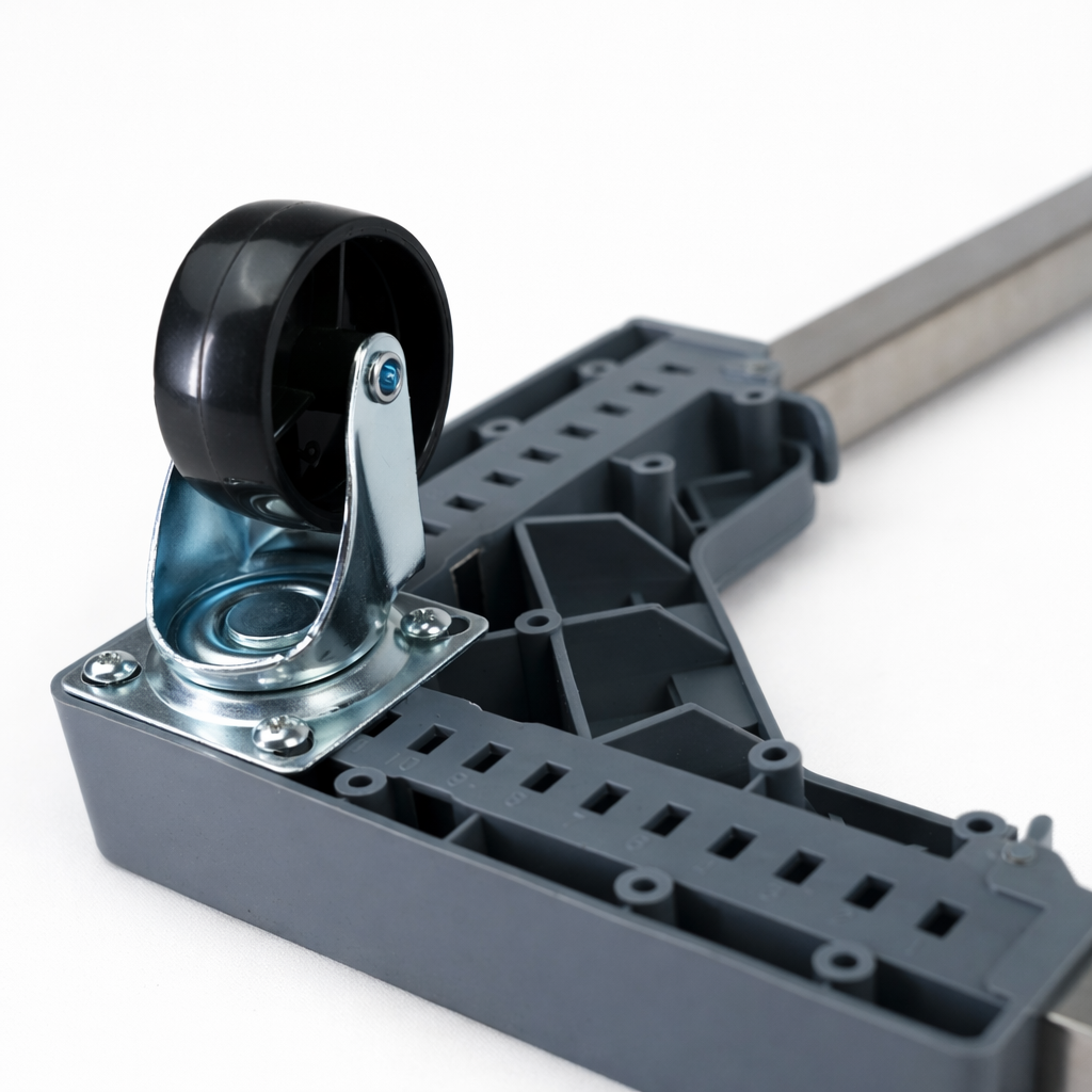 Universal Adjustable Appliance Stand – Heavy-Duty Base with 8 Lockable Wheels & 4 Legs, Load Capacity 120 kg (GRAY) (Size- 4 feet)