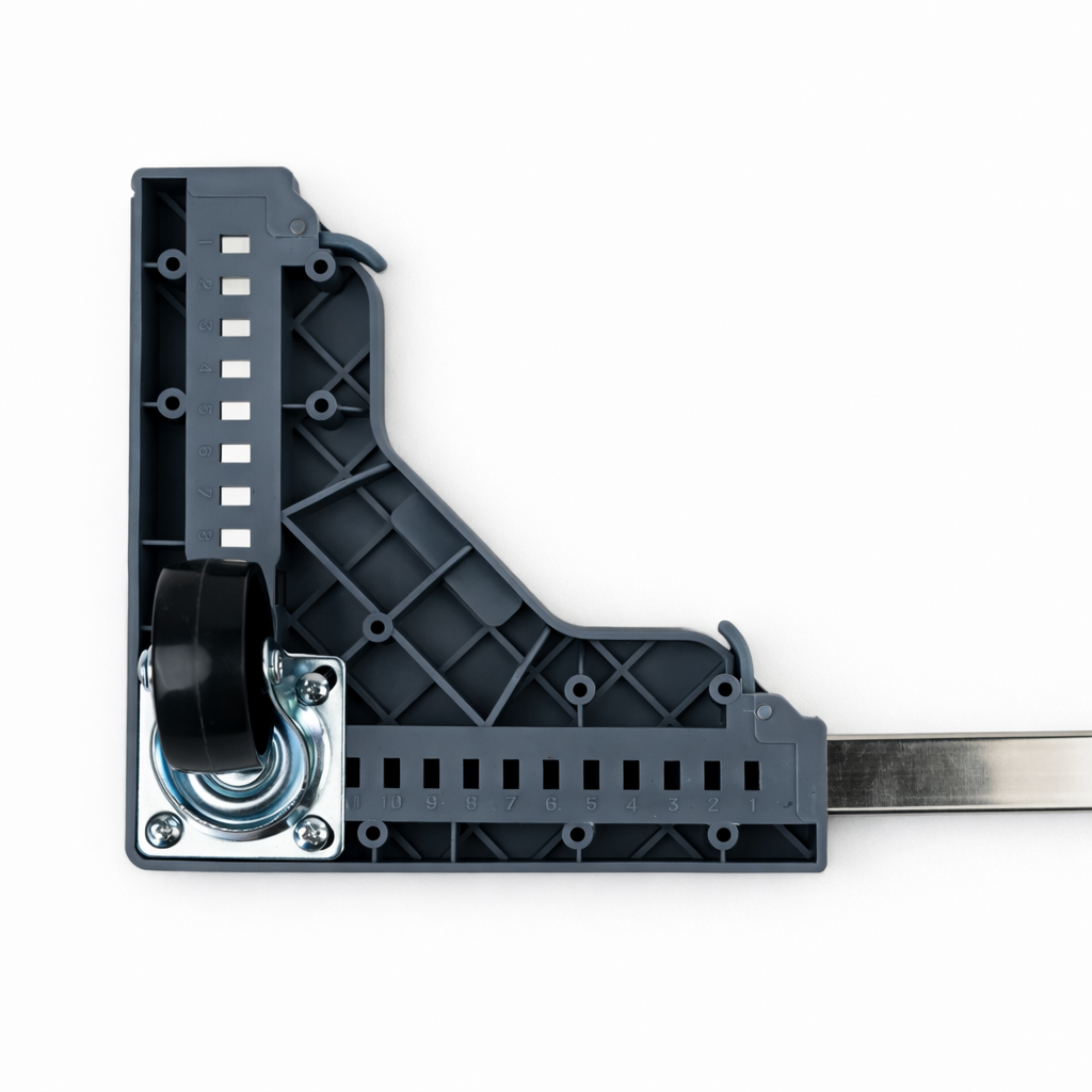 Universal Adjustable Appliance Stand – Heavy-Duty Base with 8 Lockable Wheels & 4 Legs, Load Capacity 120 kg (GRAY) (Size- 4 feet)