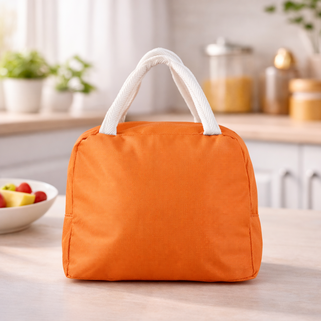 DecorTwist® Kids Insulated Lunch Bag | Cute Cartoon Lunch Bag for School | Reusable Thermal Tiffin Bag for Boys & Girls