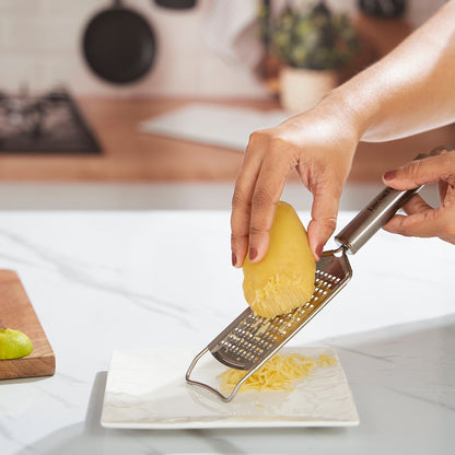 Stainless Steel Cheese Grater for Kitchen Carrot Ginger Coconut Chocolate Garlic Lemon zester Vegetable Greater Kitchen Tools Silver