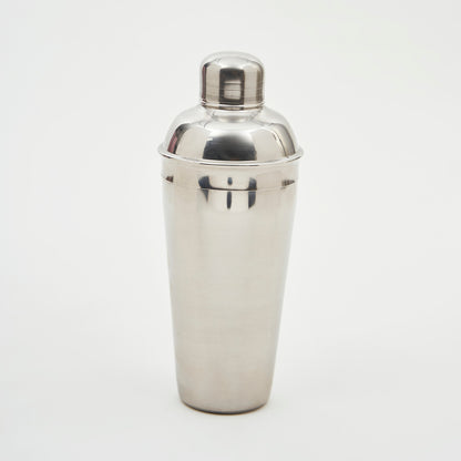 Stainless Steel Cocktail Shaker Juice Mixer Wine Martini Shaker Cocktail Mixer 3 Piece Bartender Kit Drink Shaker Bar Tools Set with Measuring Jigger Mixing Spoon Bartender Strainer