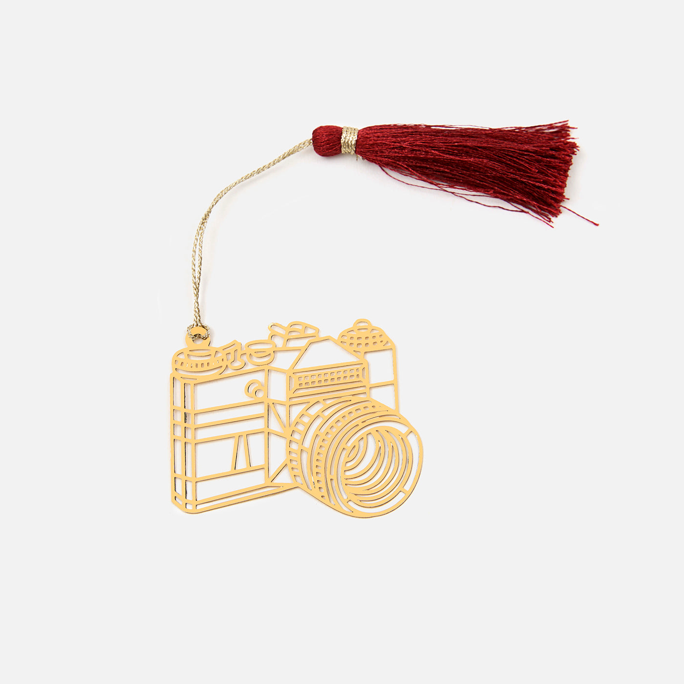 Brass Camera Design bookmark