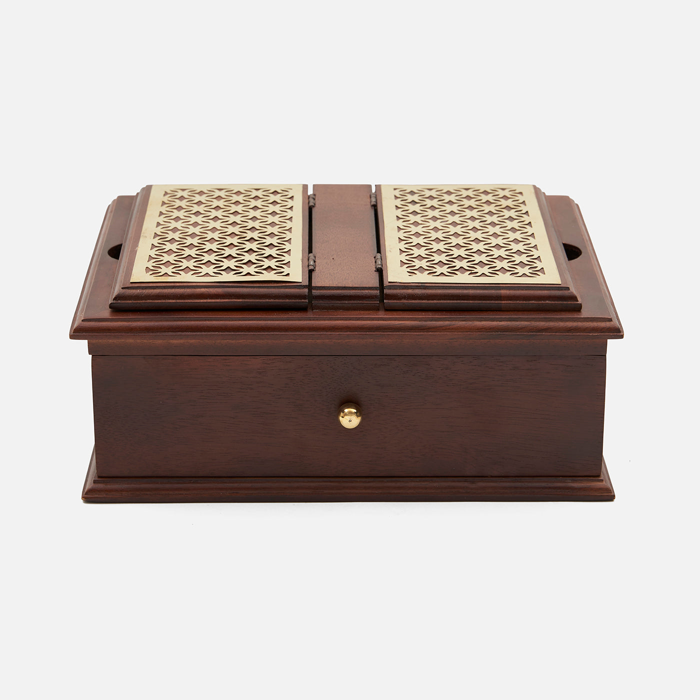 Large Handcrafted Holy Book Stand Box for Reading Geeta, Quran, Guru Granth Sahib, Bible Book