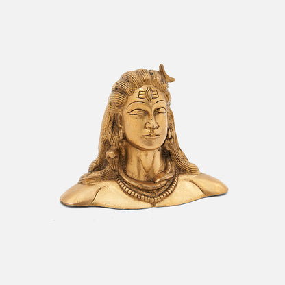Brass Handmade Adiyogi Mahadeva Shiva Idol/Statue