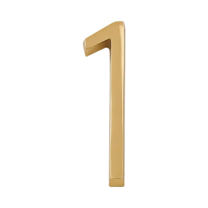 Modern Golden House Numbers - AURELE 4"