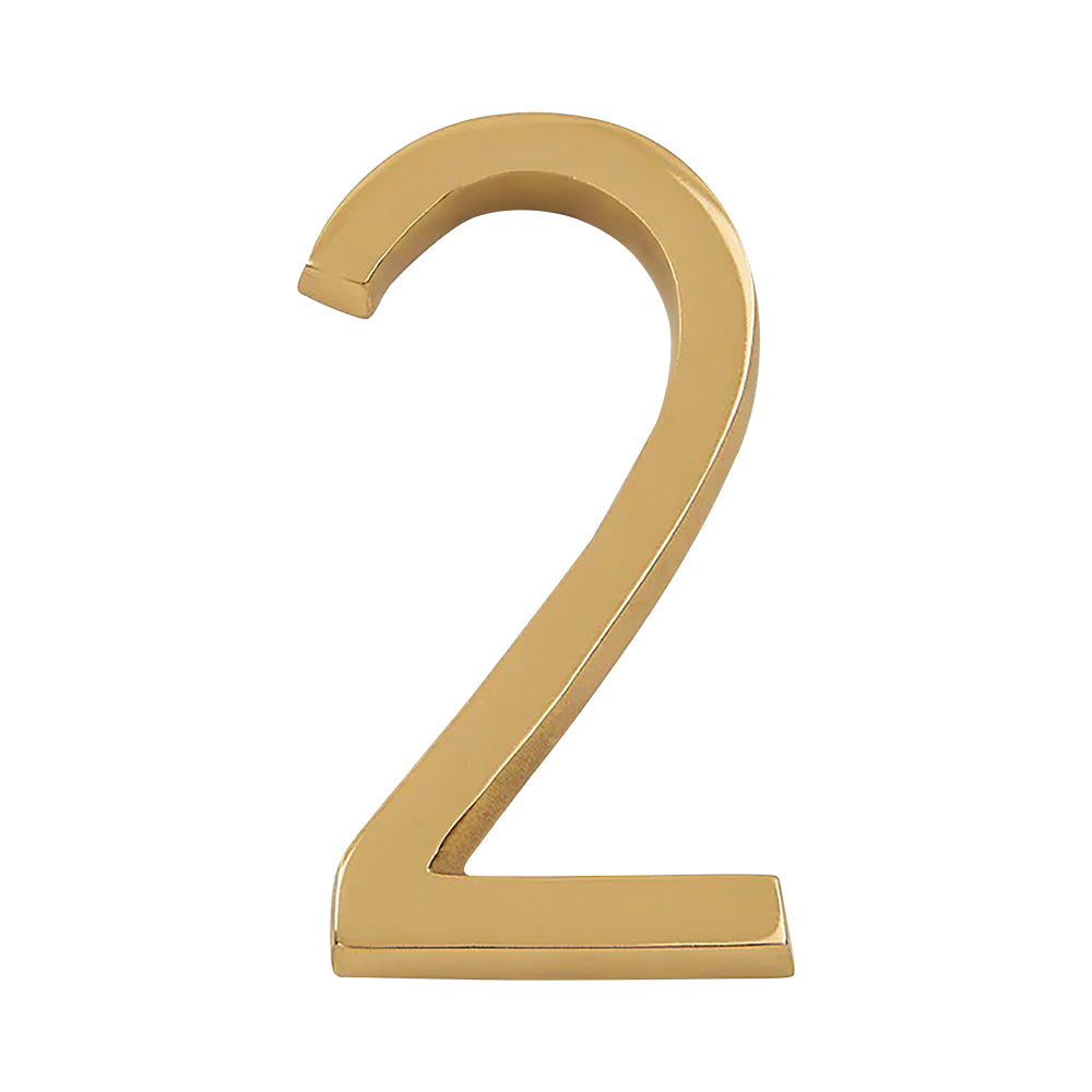 Modern Golden House Numbers - AURELE 4"
