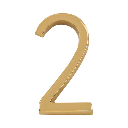 Modern Golden House Numbers - AURELE 4"