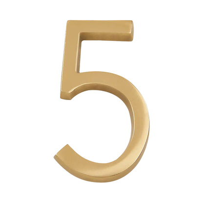Modern Golden House Numbers - AURELE 4"