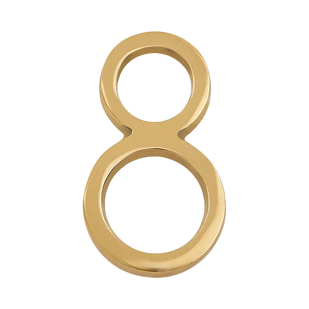 Modern Golden House Numbers - AURELE 4"