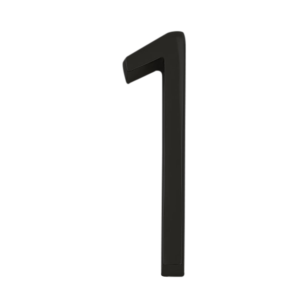 Modern Black House Numbers - AURELE 4"