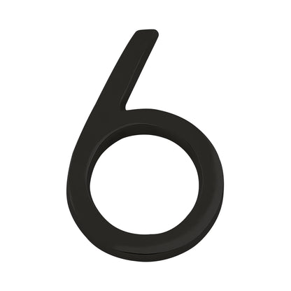 Modern Black House Numbers - AURELE 4"