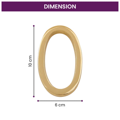 Modern Golden House Numbers - AURELE 4"